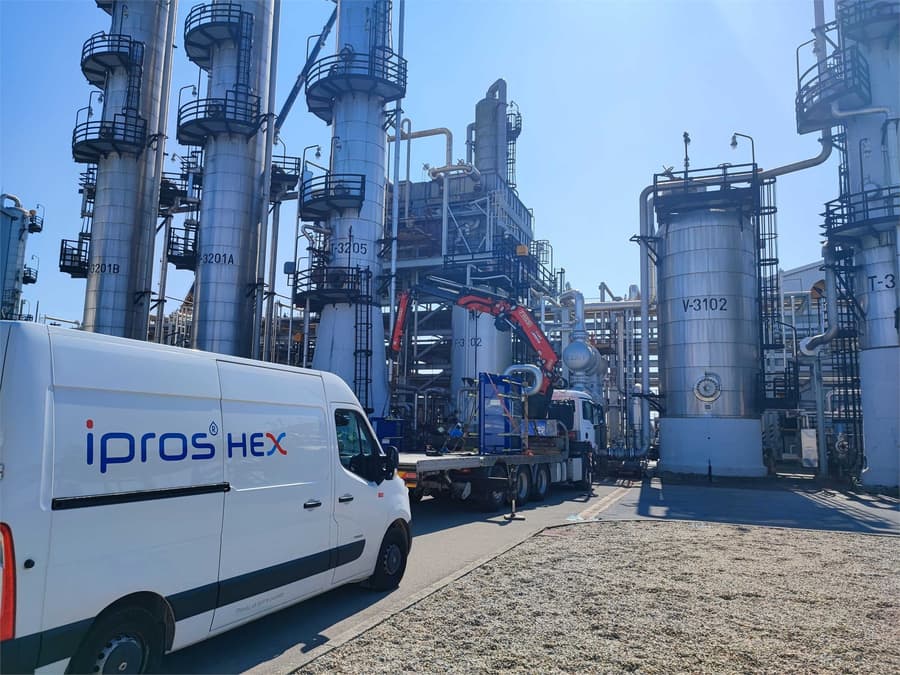 Industrial cooler installation